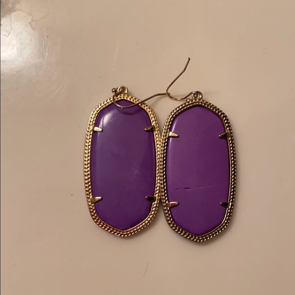 Kendra Scott Purple Earrings